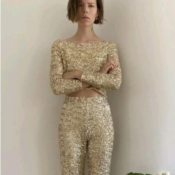 Limited Edition Zara Sequin Top- M - Picture 4 of 7